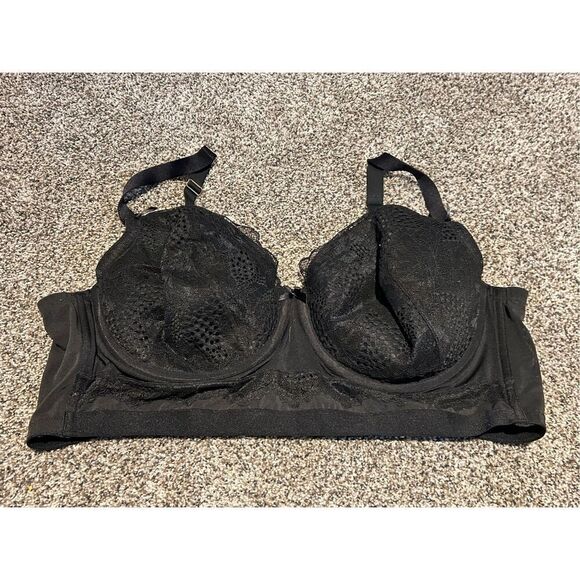 Cacique lightly lined balconette bra size 46D C31-4 - Picture 1 of 4